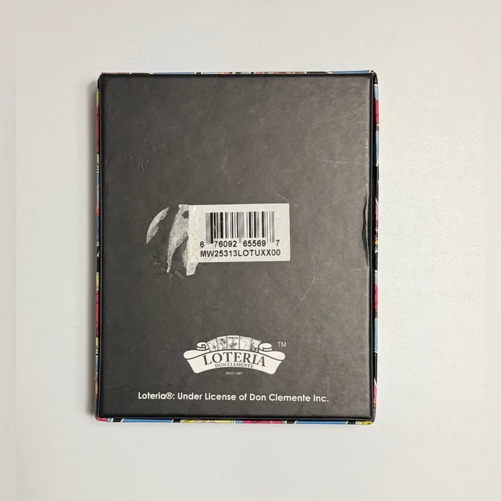 Loteria Don Clemente La Luna Bifold Wallet NEW Gift w/Box Mexican Bingo